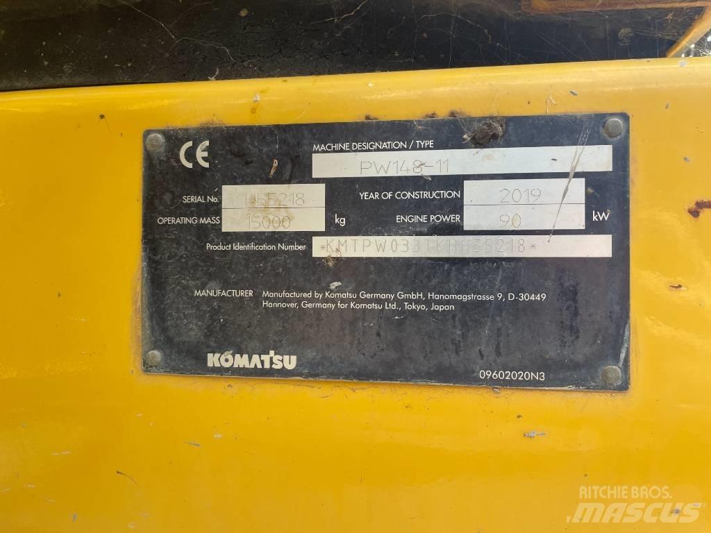 Komatsu PW 148-11 Εκσκαφείς με τροχούς - λάστιχα