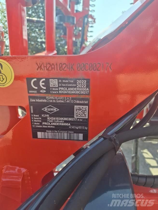 Kuhn Prolander 6000 Καλλιεργητές - Ρίπερ