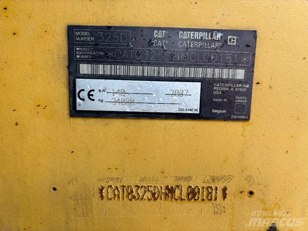 CAT 325 D LR Εκσκαφείς με ερπύστριες