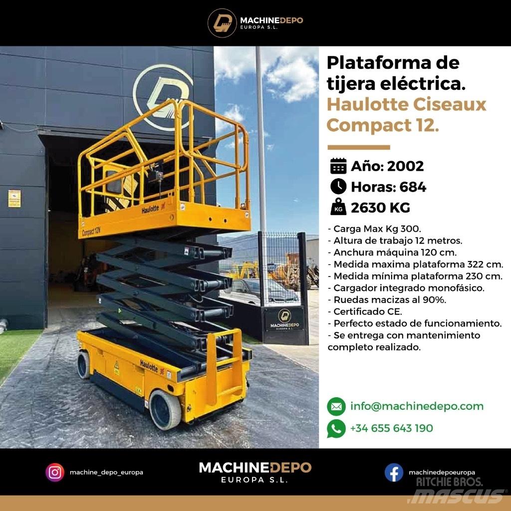 Haulotte Compact 12 Ανυψωτήρες ψαλιδωτής άρθρωσης