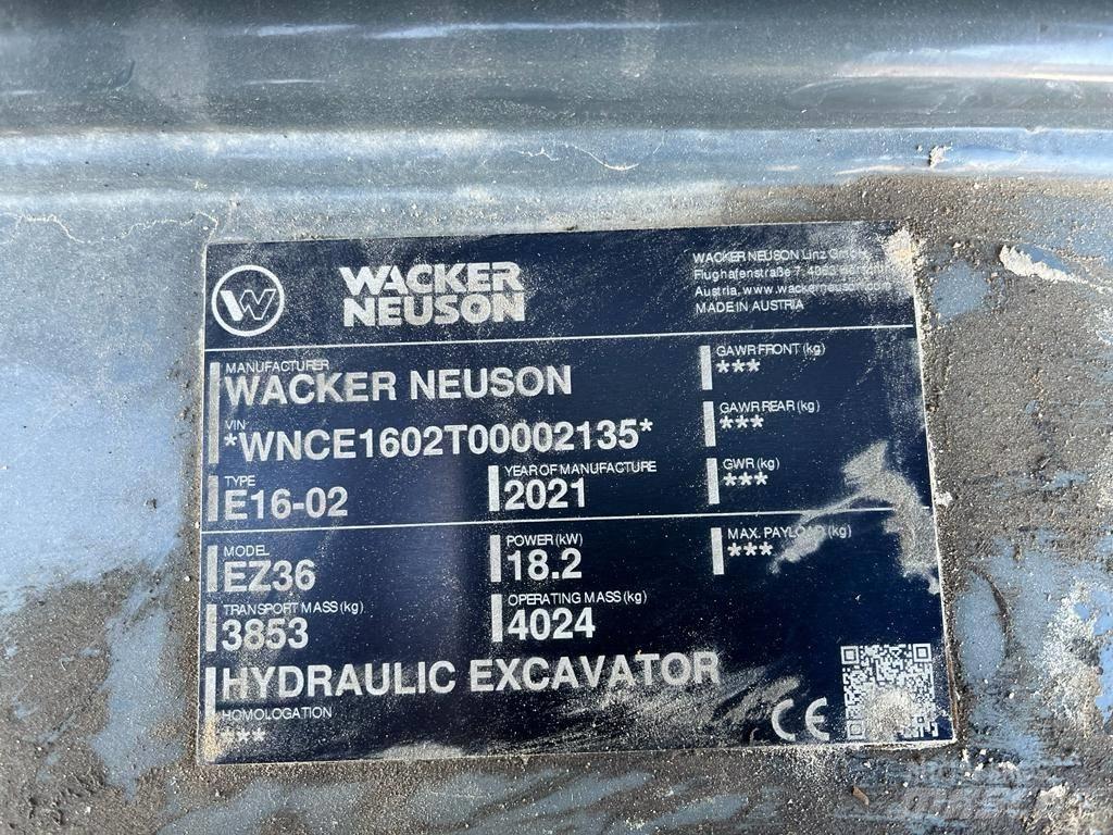 Wacker Neuson EZ 36 Εκσκαφάκι (διαβολάκι) < 7t