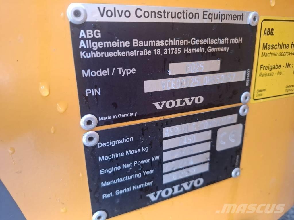 Volvo DD 25 Οδοστρωτήρες διπλού κυλίνδρου
