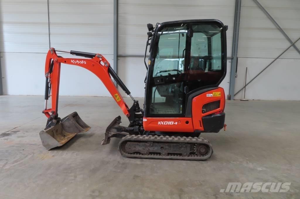 Kubota KX 018-4 Εκσκαφάκι (διαβολάκι) < 7t