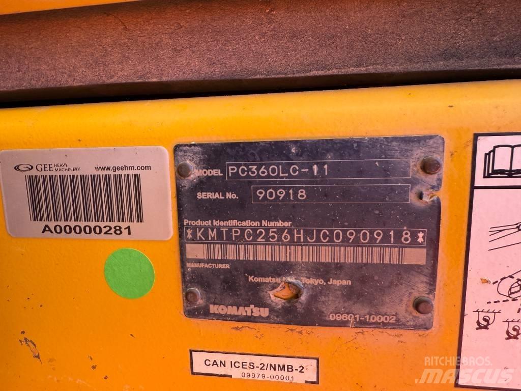 Komatsu PC360LC-11 Εκσκαφείς με ερπύστριες