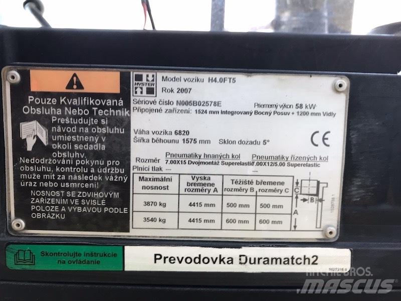 Hyster 4.0 FT5 Πετρελαιοκίνητα Κλαρκ