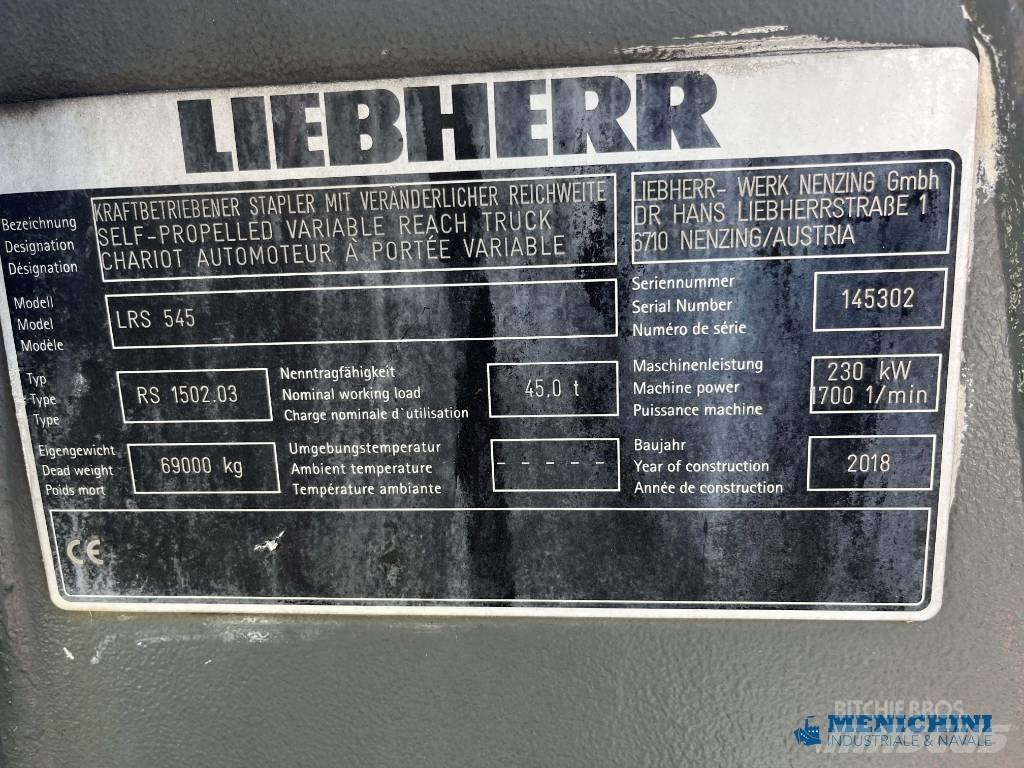 Liebherr LRS 545 Μηχανές χειρισμού εμπορευματοκιβωτίων