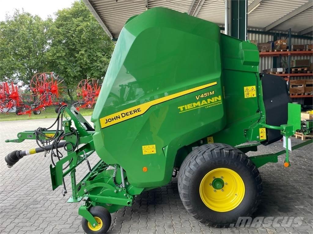 John Deere V451M Πρέσες κυλινδρικών δεμάτων