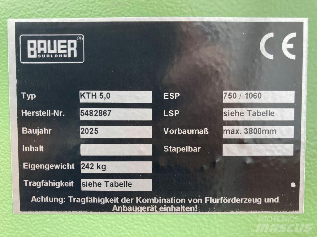 Bauer KTH 5,0 Χειρισμός Υλικών - Άλλα