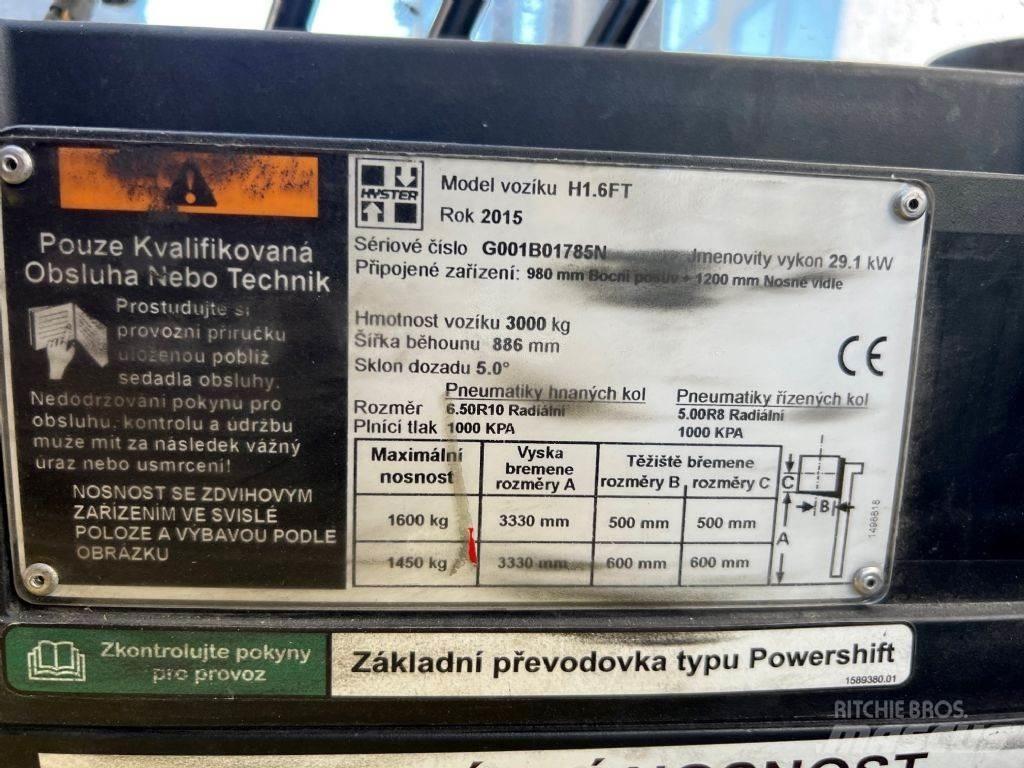 Hyster H 1.6 FT Πετρελαιοκίνητα Κλαρκ