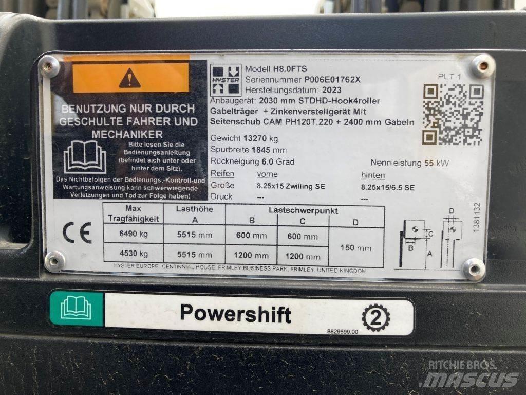 Hyster H 8.0 FTS Πετρελαιοκίνητα Κλαρκ