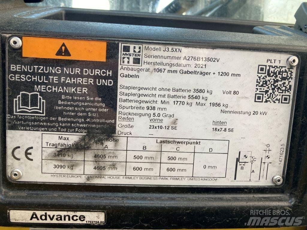 Hyster J 3.5 XN Ηλεκτρικά περονοφόρα ανυψωτικά κλαρκ