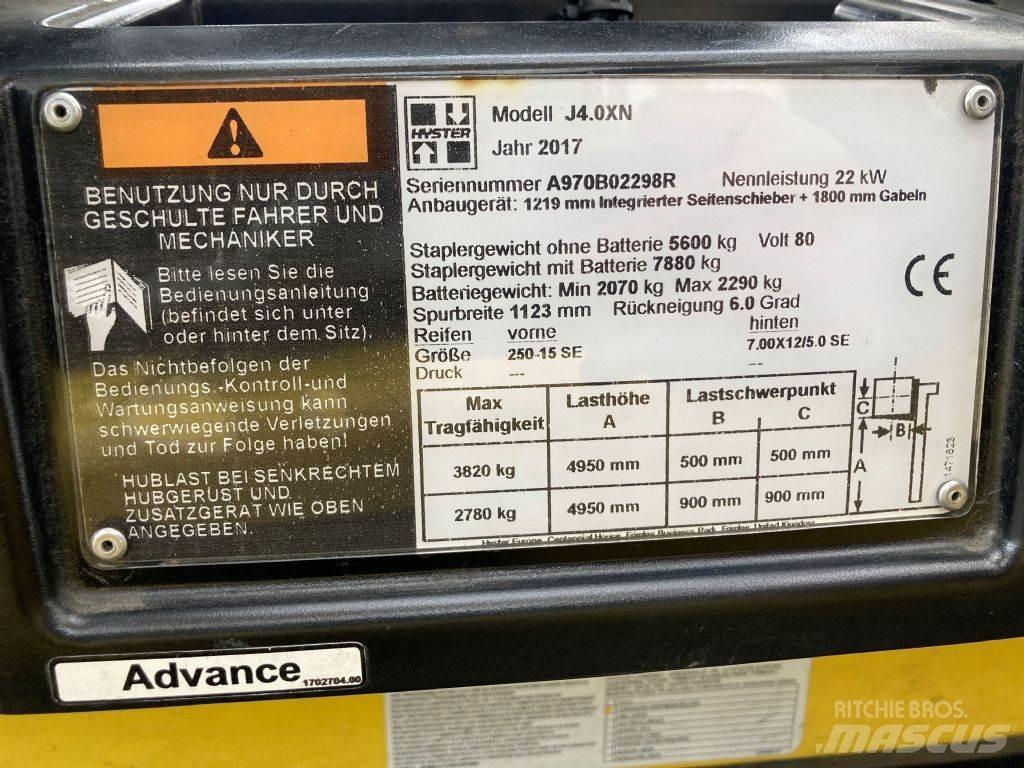 Hyster J 4.0 XN Ηλεκτρικά περονοφόρα ανυψωτικά κλαρκ