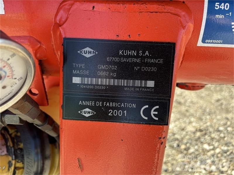 Kuhn GMD 702 Θεριστικές-χορτοκοπτικές μηχανές