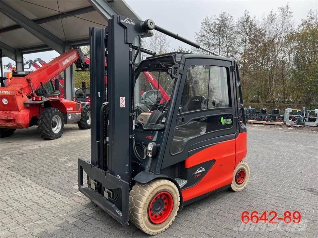 Linde E 50 HL 01 Ηλεκτρικά περονοφόρα ανυψωτικά κλαρκ