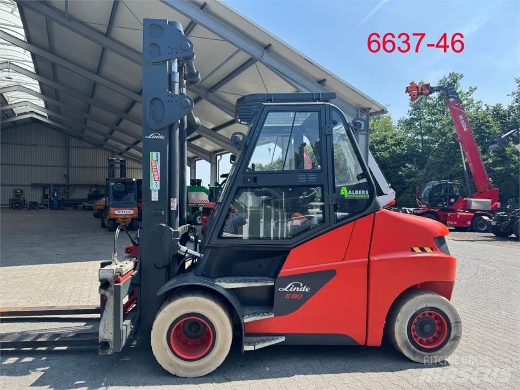 Linde E 80 - 01 / 900 Ηλεκτρικά περονοφόρα ανυψωτικά κλαρκ