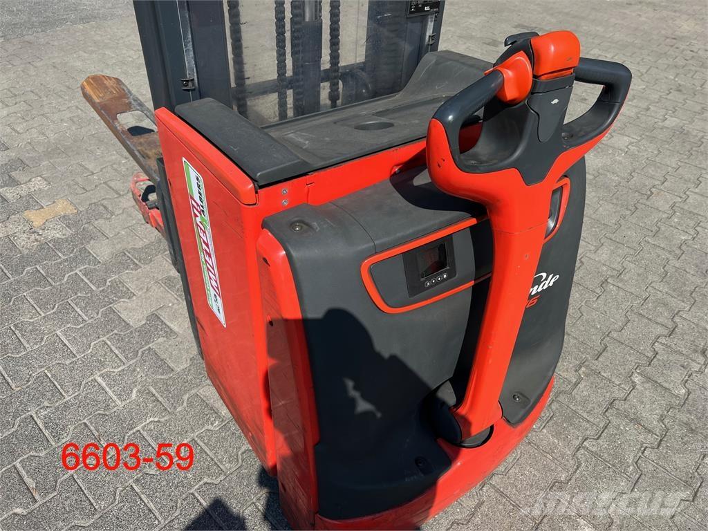 Linde L 16 i Παλετοφόρα πεζού χειριστή με ιστό