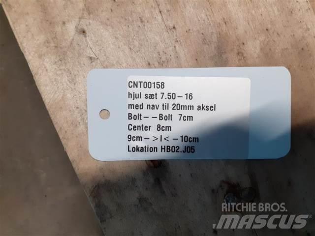  16'' 7.50-16 Ανατρεπόμενες ρυμούλκες