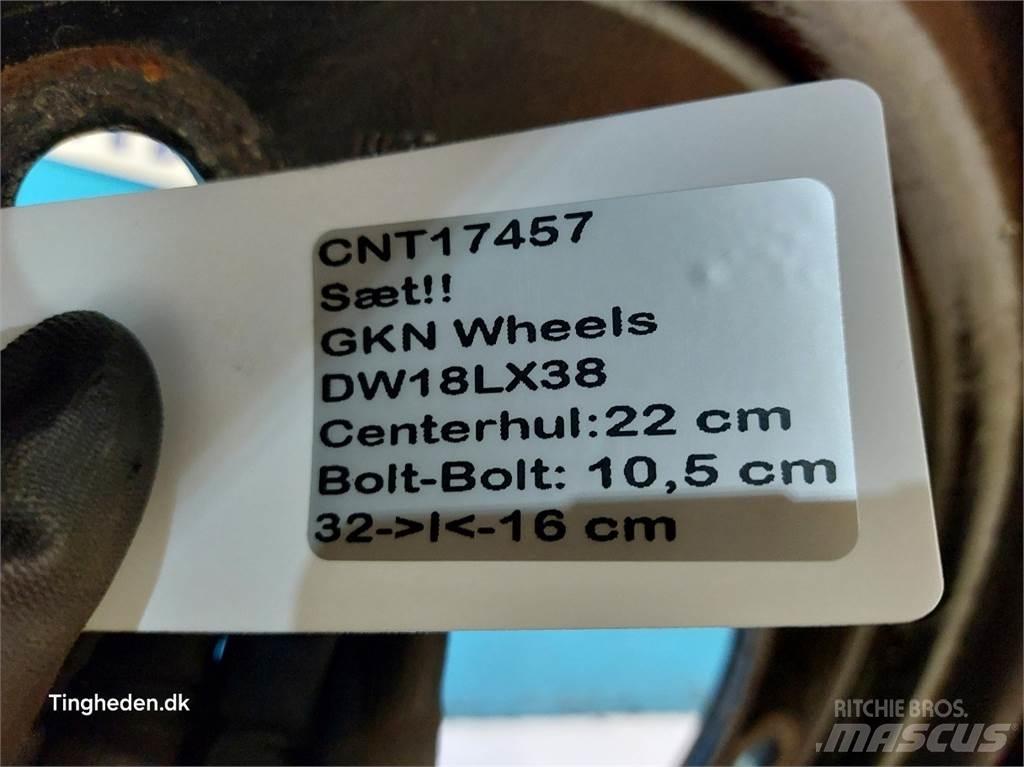  38 DW18Lx38 Sæt Ελαστικά και ζάντες