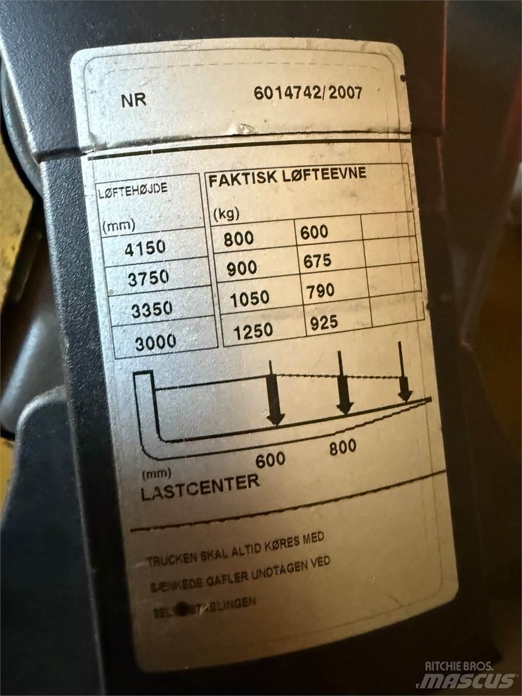 BT SPE125 Χειροκίνητα παλετοφόρα