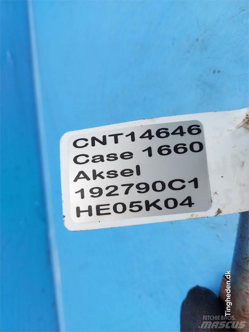 Case IH 1660 Εξαρτήματα θεριζοαλωνιστικών μηχανών