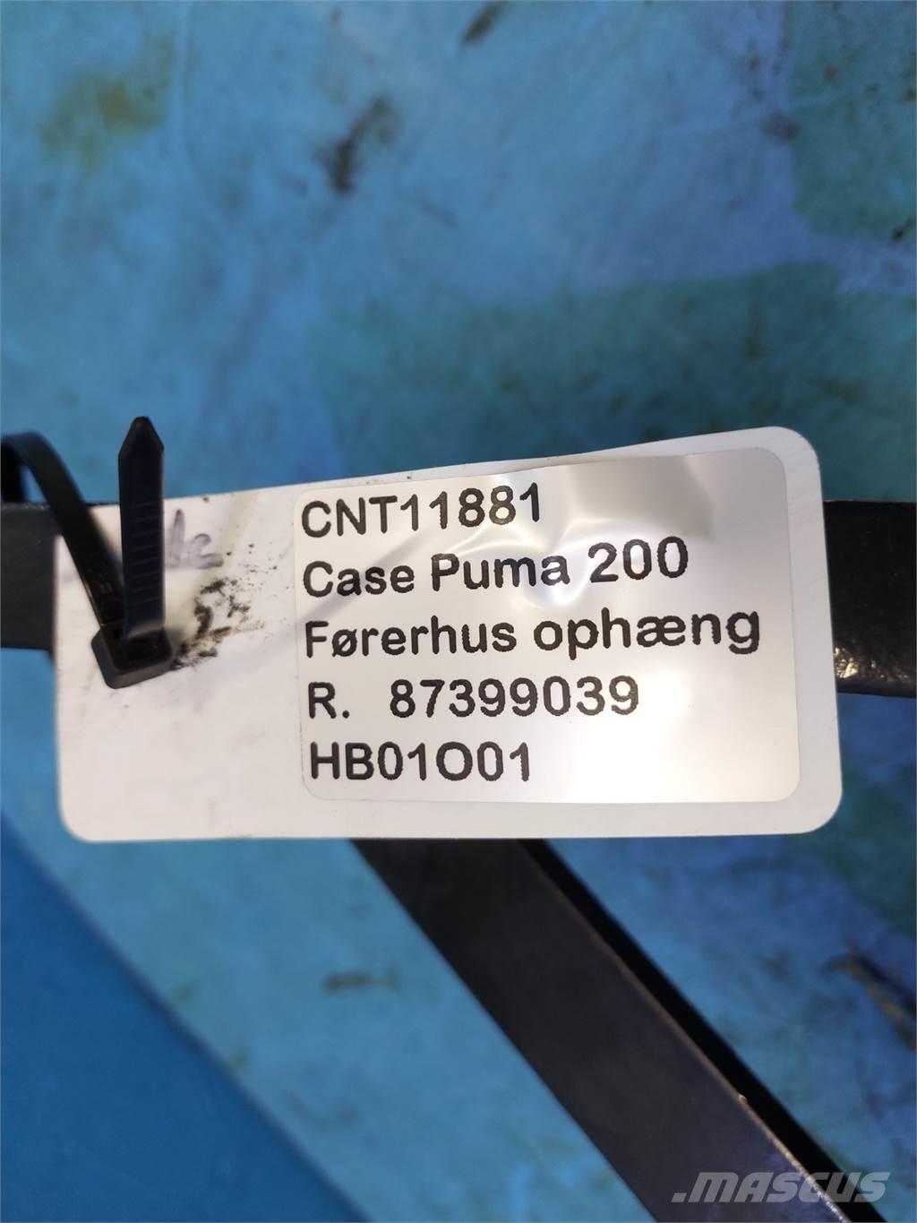 CASE Puma 200 Καμπίνες και εσωτερικό