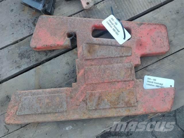 CASE Vægtklods Μπροστινά βαρίδια