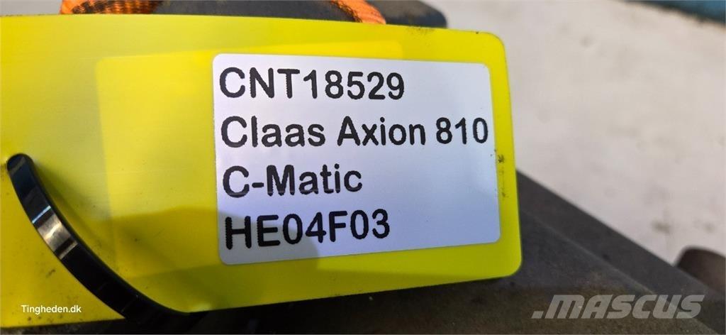 CLAAS Axion 810 Μετάδοση