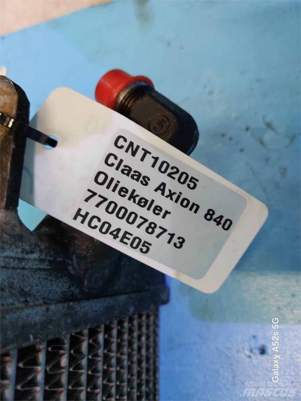 CLAAS Axion 840 Καλοριφέρ