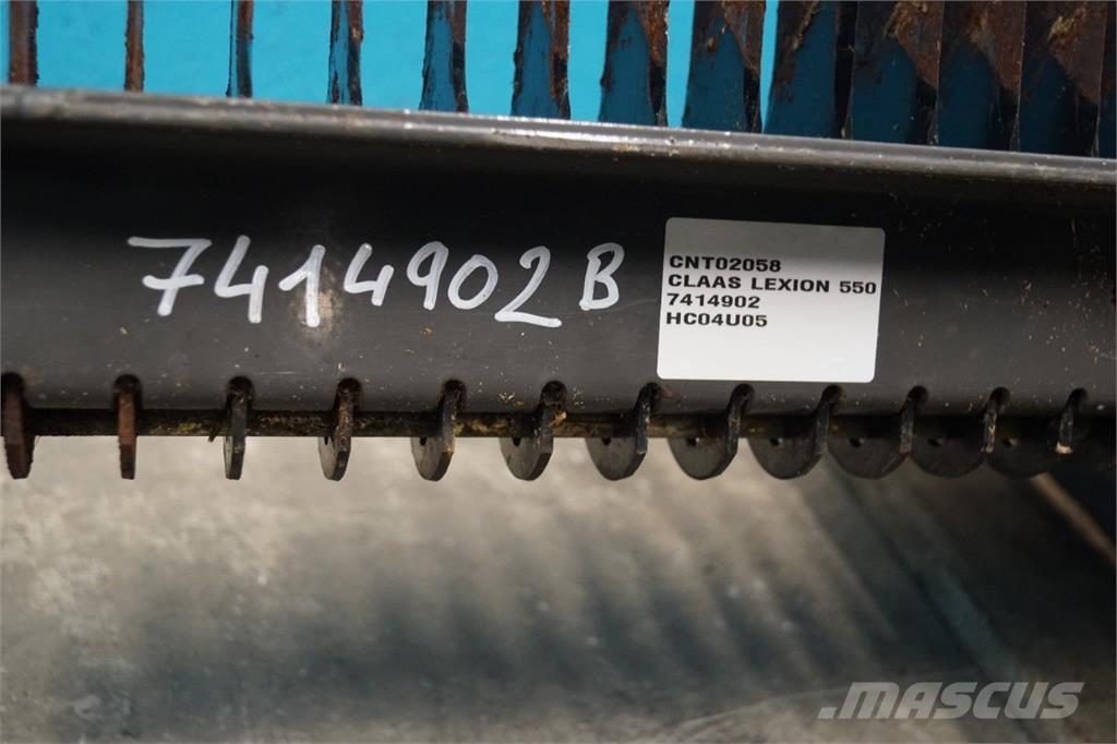 CLAAS Lexion 550 Εξαρτήματα θεριζοαλωνιστικών μηχανών
