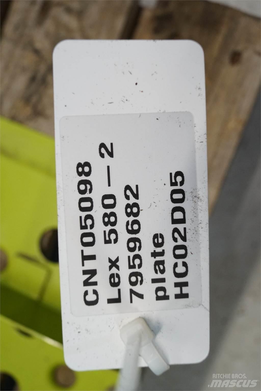 CLAAS Lexion 580 Άλλα γεωργικά μηχανήματα