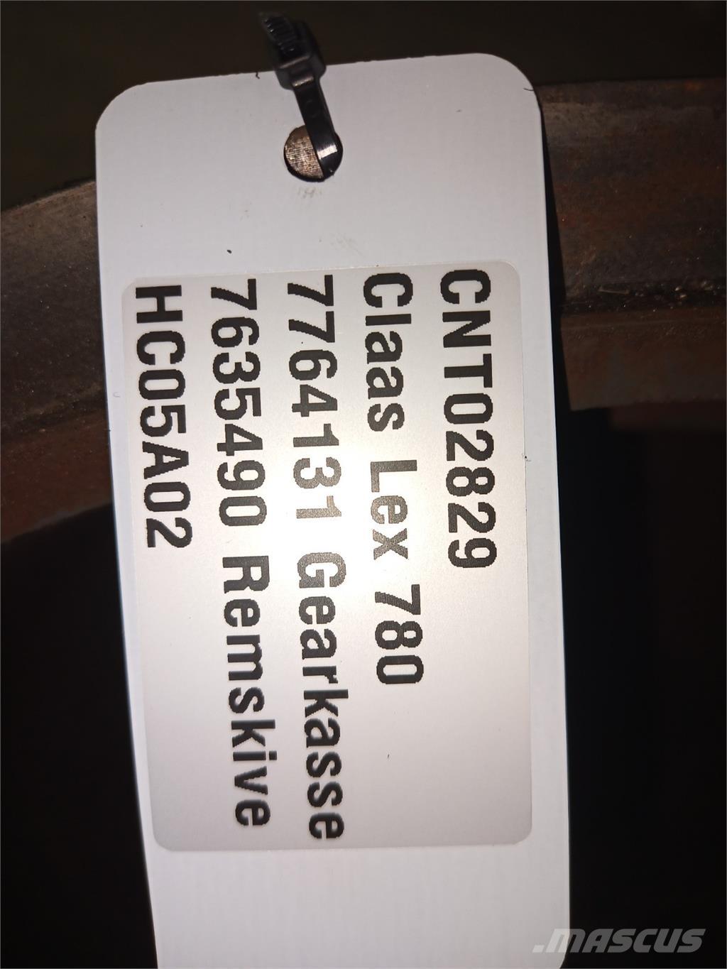 CLAAS Lexion 780 Εξαρτήματα θεριζοαλωνιστικών μηχανών