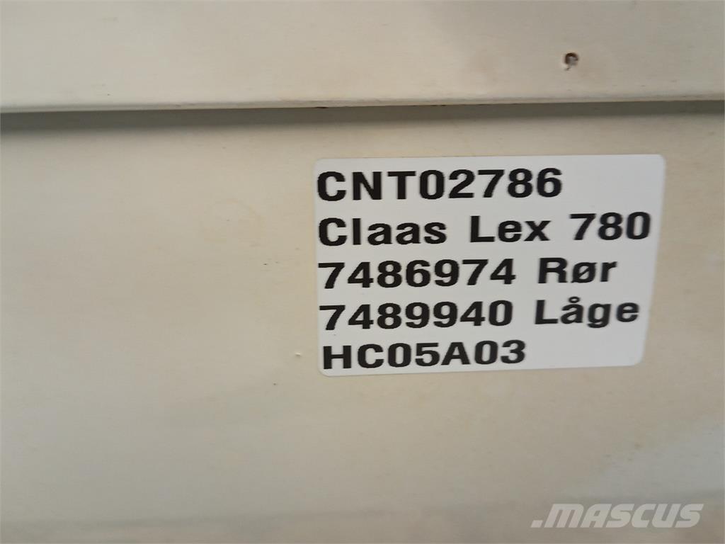 CLAAS Lexion 780 Εξαρτήματα θεριζοαλωνιστικών μηχανών