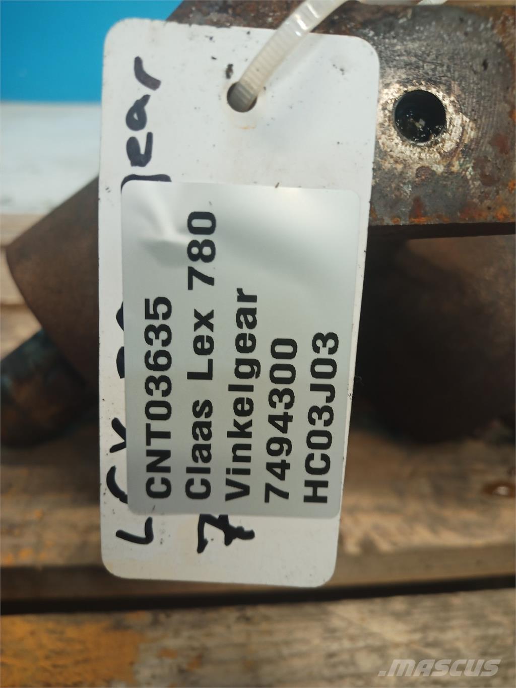 CLAAS Lexion 780 Εξαρτήματα θεριζοαλωνιστικών μηχανών