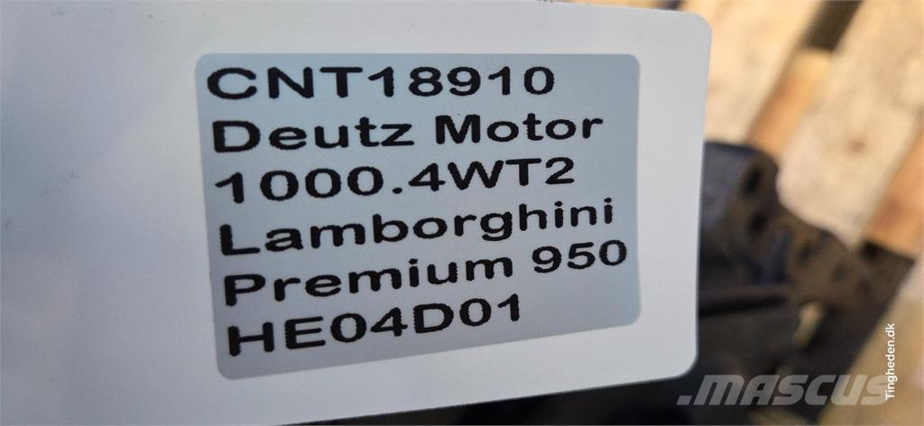 Deutz 1000.4WT2 Κινητήρες