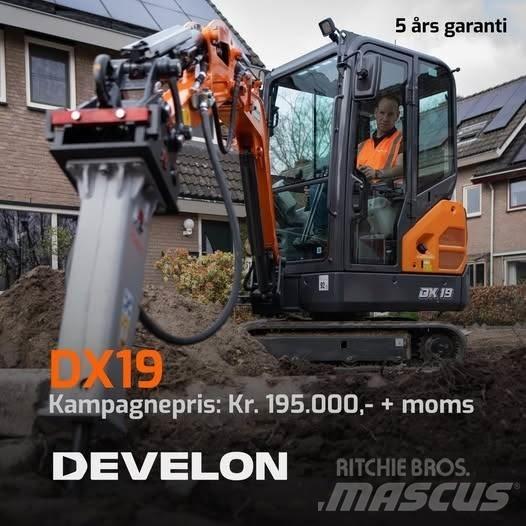Develon DX19-7 Εκσκαφάκι (διαβολάκι) < 7t