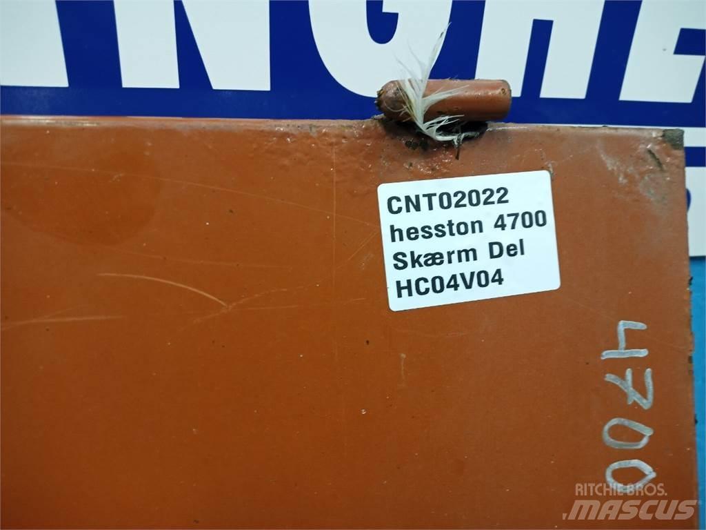 Hesston 4700 Κάδοι κοσκινίσματος