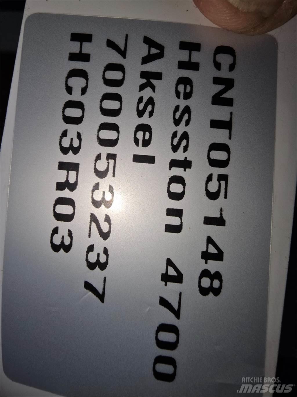 Hesston 4700 Λοιπός εξοπλισμός συγκομιδής χορτονομής
