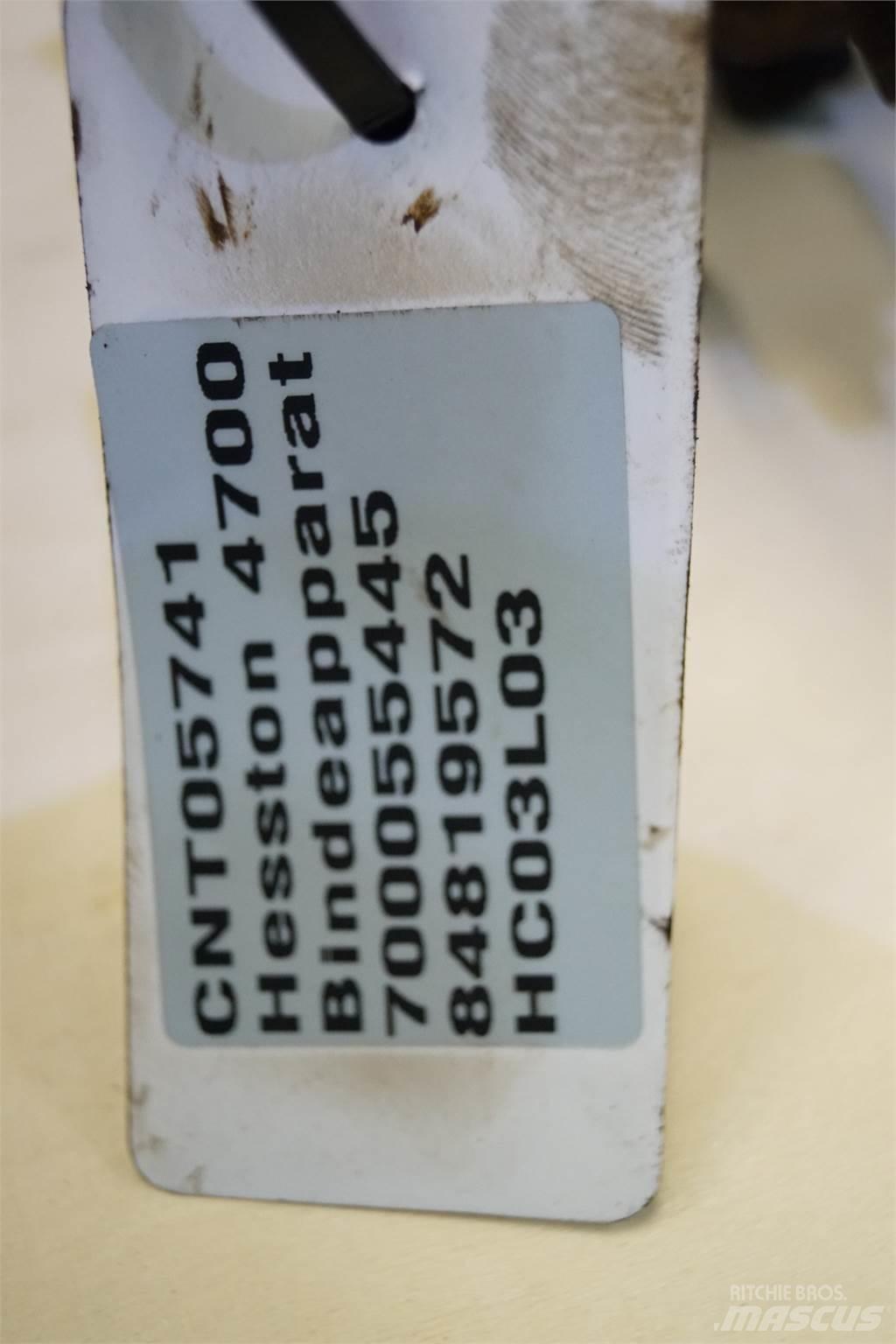 Hesston 4700 Λοιπός εξοπλισμός συγκομιδής χορτονομής