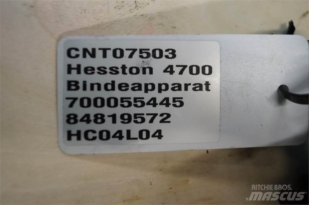 Hesston 4700 Λοιπός εξοπλισμός συγκομιδής χορτονομής