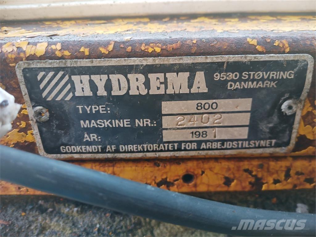 Hydrema 805 Καμπίνες και εσωτερικό