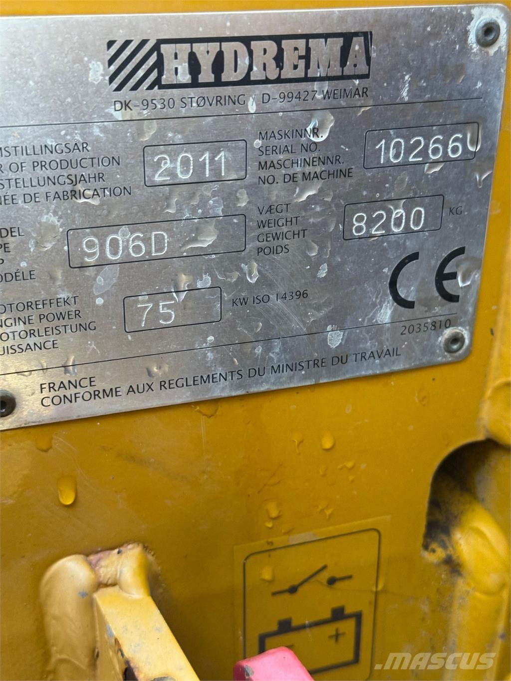 Hydrema 906D Εκσκαφείς Φορτωτές τύπου JCB