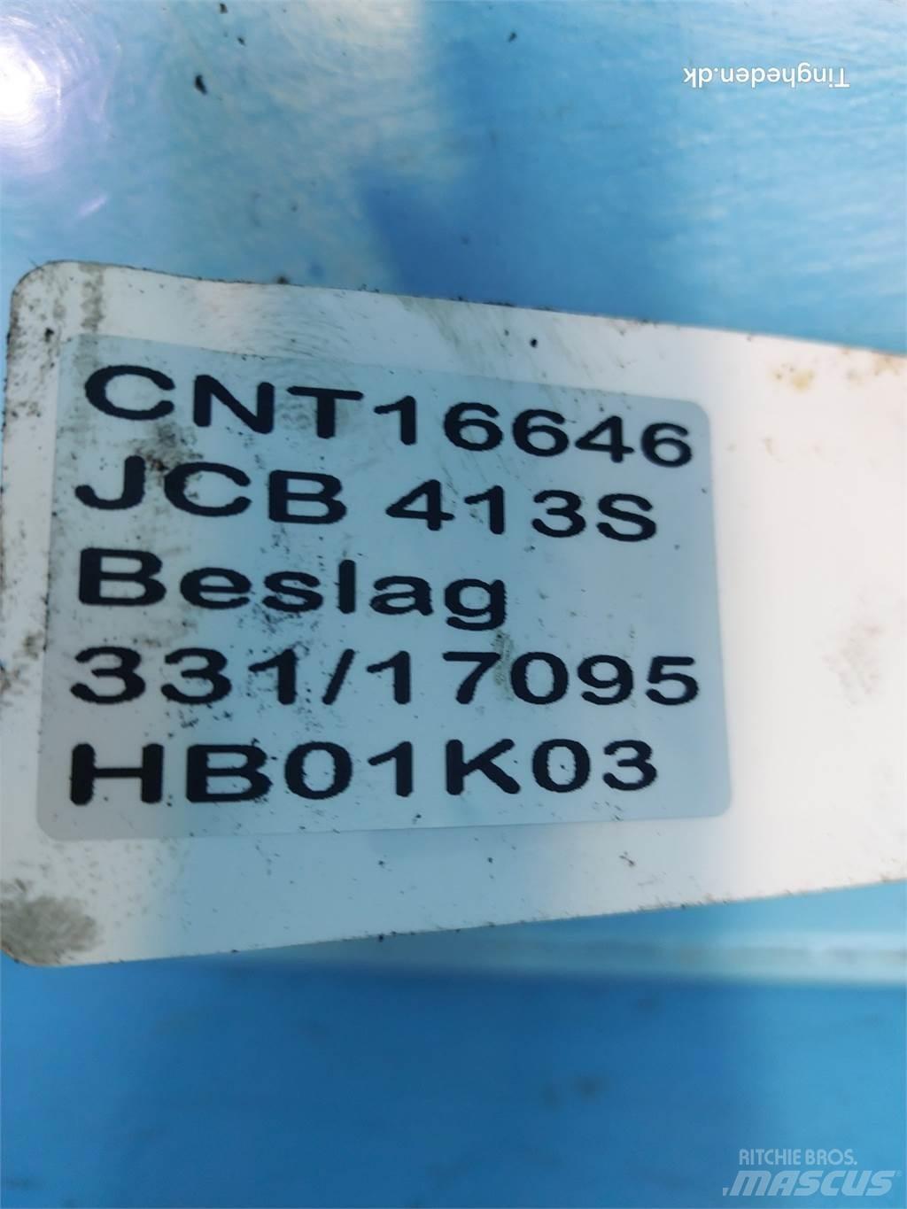 JCB 413S Μπούμες και κουτάλες