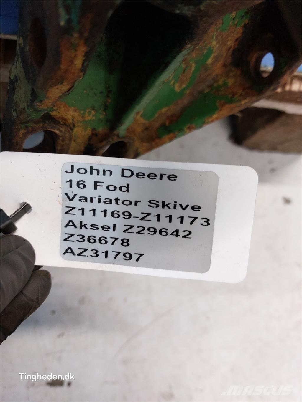 John Deere 1000 Εξαρτήματα θεριζοαλωνιστικών μηχανών