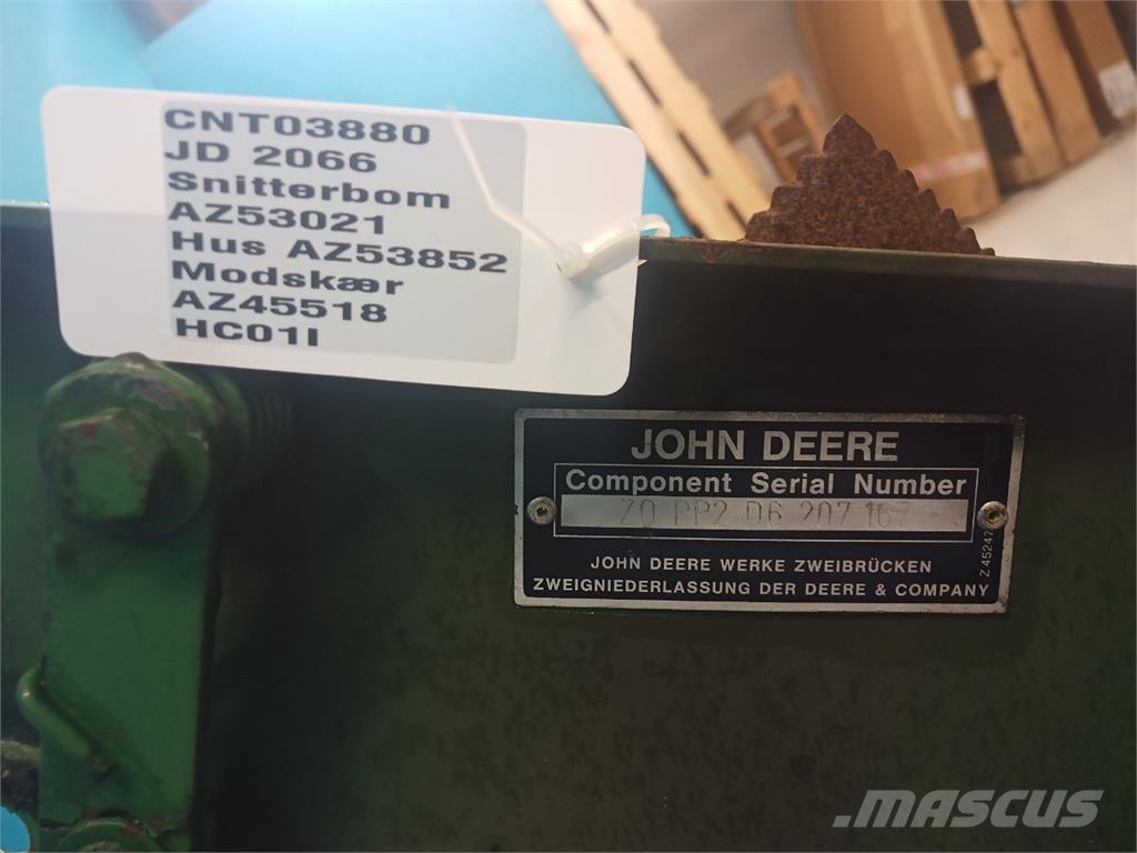 John Deere 2066 Εξαρτήματα θεριζοαλωνιστικών μηχανών