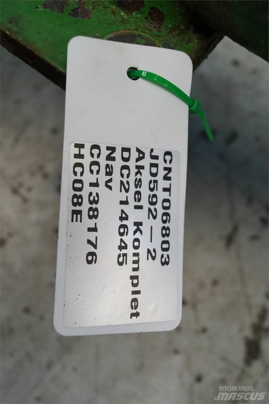 John Deere 592 Άξονες