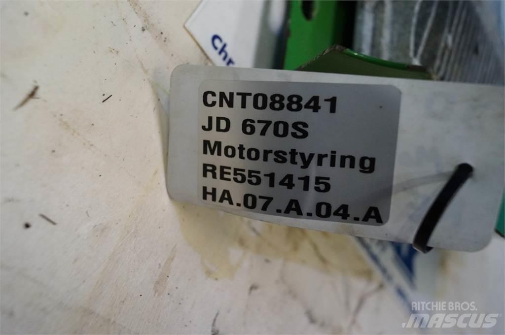 John Deere 670S Ηλεκτρονικά