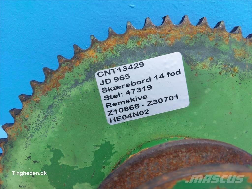 John Deere 965 Εξαρτήματα θεριζοαλωνιστικών μηχανών