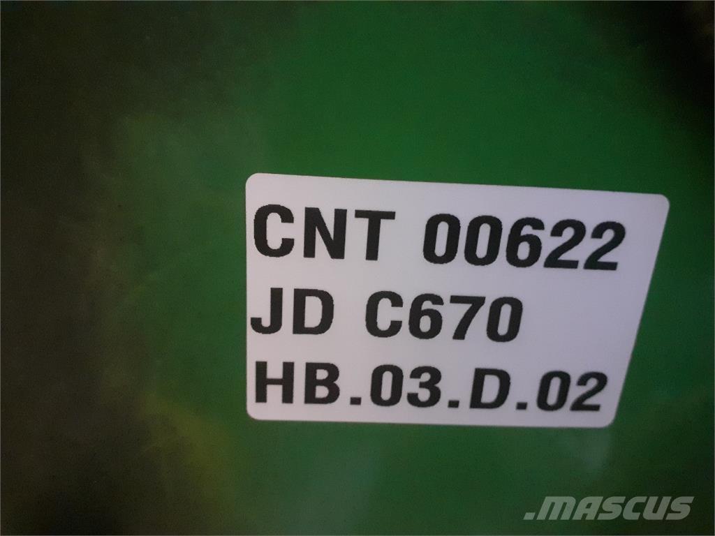John Deere C670 Εξαρτήματα θεριζοαλωνιστικών μηχανών