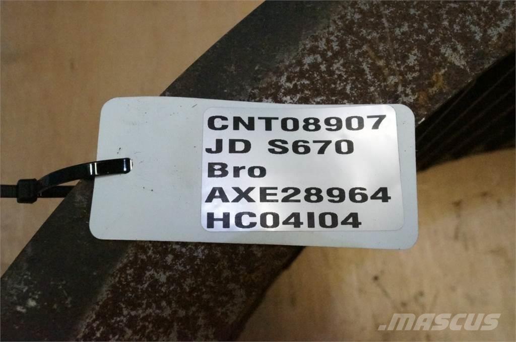 John Deere S670 Εξαρτήματα θεριζοαλωνιστικών μηχανών