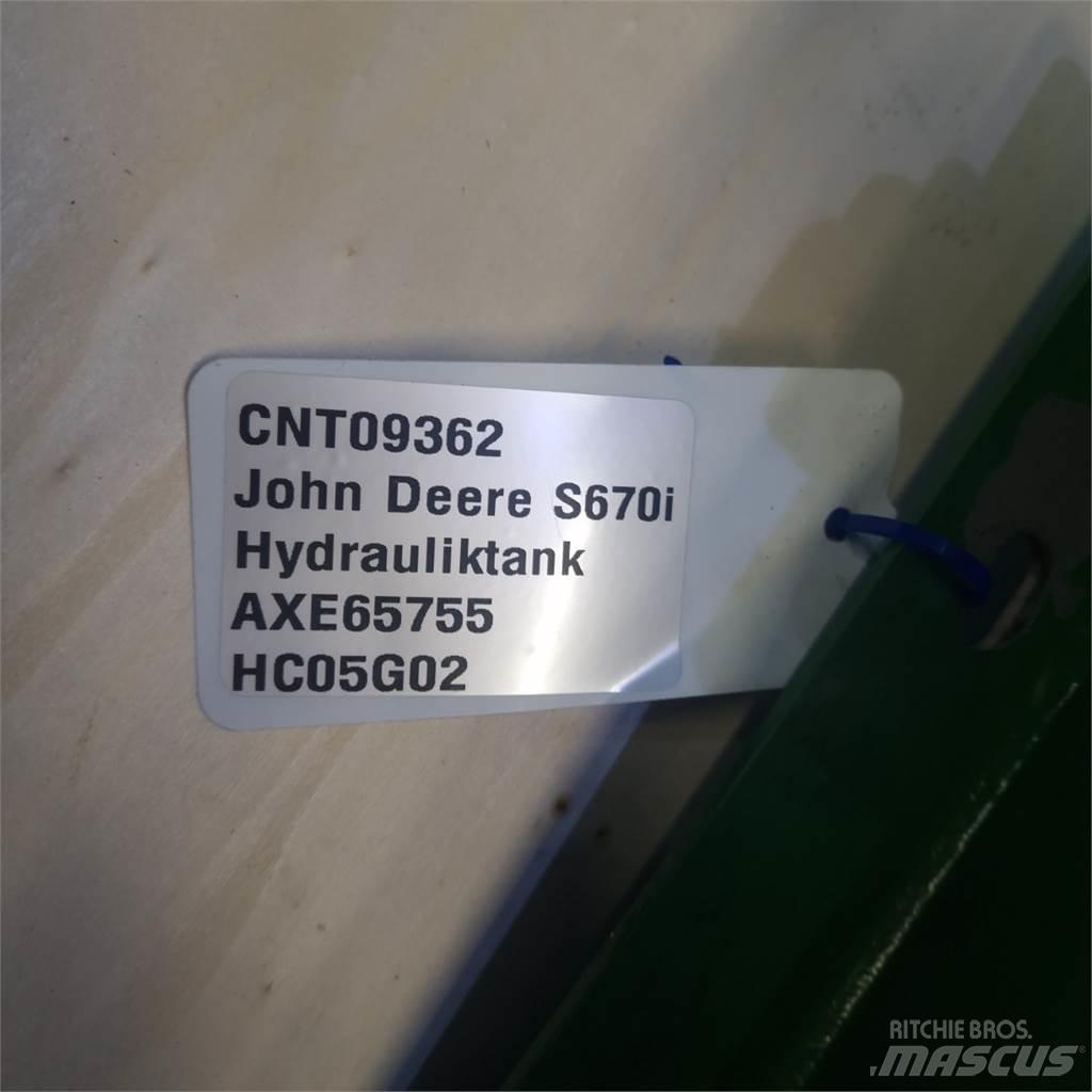 John Deere S670 Υδραυλικά